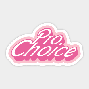 Malibu pro choice Sticker